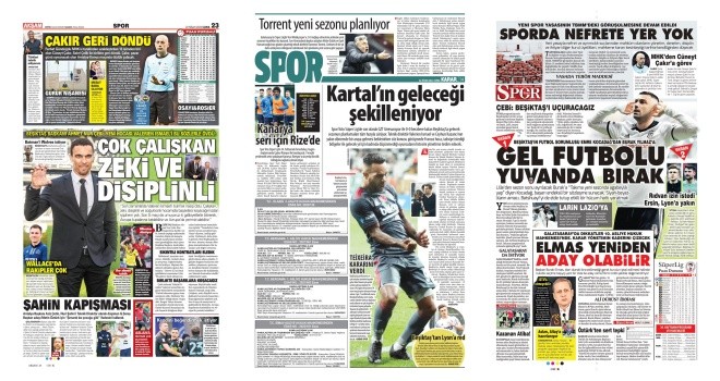Spor manşetleri (22 Nisan 2022)