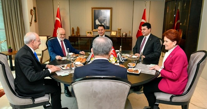 6'lı masa 11. kez toplandı! Liderlerden ortak açıklama!