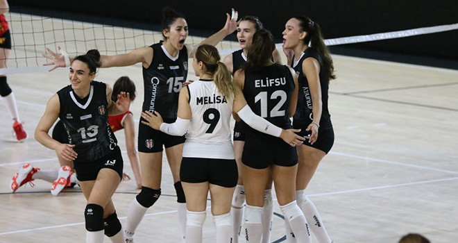 Beşiktaş Kadın Voleybol Takımı galip geldi