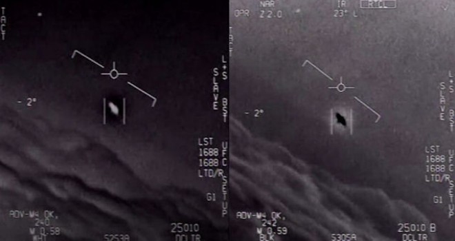 Pentagon UFO görüntülerini yayınladı! Ortalık karıştı