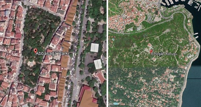 Emirgan Korusu ve Abbasağa Parkı koruma altında