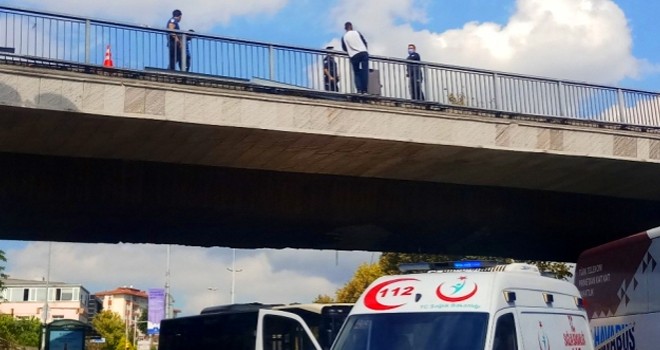 İntihar girişiminde bulunan şahsı Beşiktaş Emniyet'i kurtardı