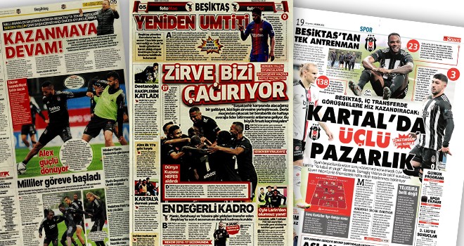 Beşiktaş manşetleri (14 Ekim)