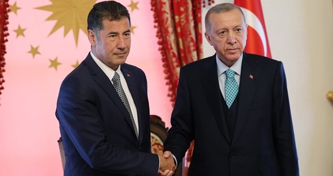 Cumhurbaşkanı Erdoğan ve Sinan Oğan Dolmabahçe'de görüştü!