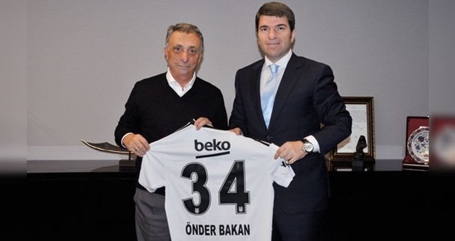 Beşiktaş Kaymakamı Önder Bakan ile Beşiktaş Başkanı Ahmet Nur Çebi buluştu