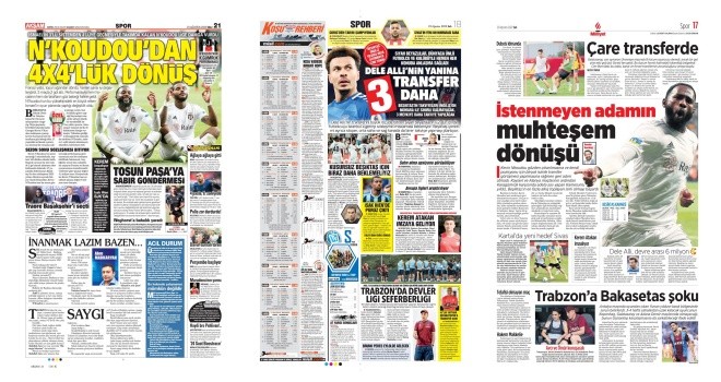 Spor manşetleri (23 Ağustos 2022)