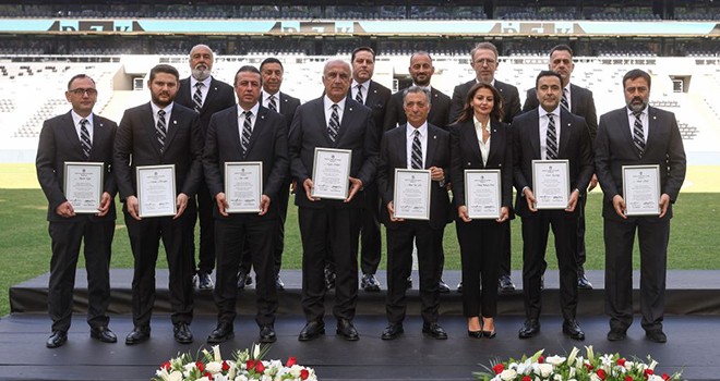 Beşiktaş'ın yeni yönetimde görev dağılımı