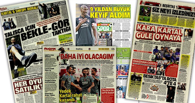 Günün Beşiktaş manşetleri! (12 Kasım)