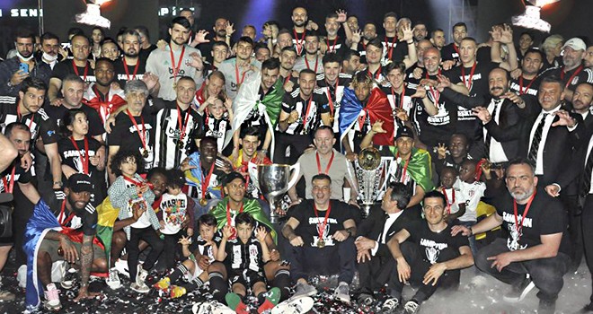 Şampiyon Beşiktaş muhteşem bir törenle kupasına kavuştu