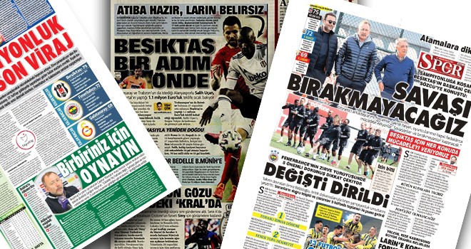 Beşiktaş manşetleri: Birbiriniz için oynayın