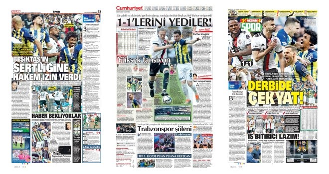 Spor manşetleri (9 Mayıs 2022)
