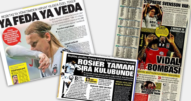 Gazeteler Beşiktaş'ı yazdı!..