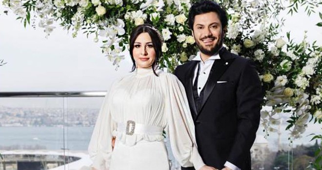 Ünlü oyuncular Beşiktaş'taki lüks bir otelde evlendi