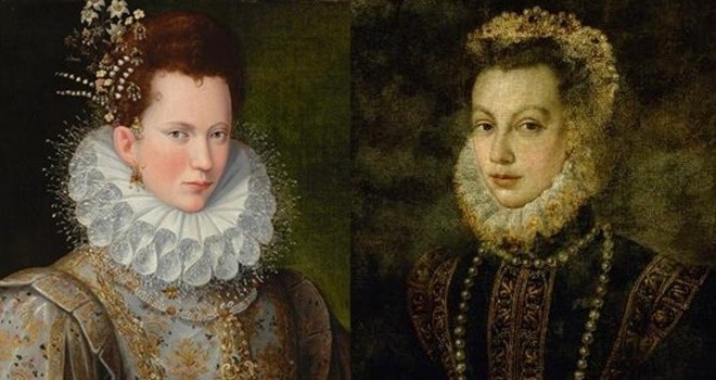 İki kadın Rönesans sanatçısı için sergi