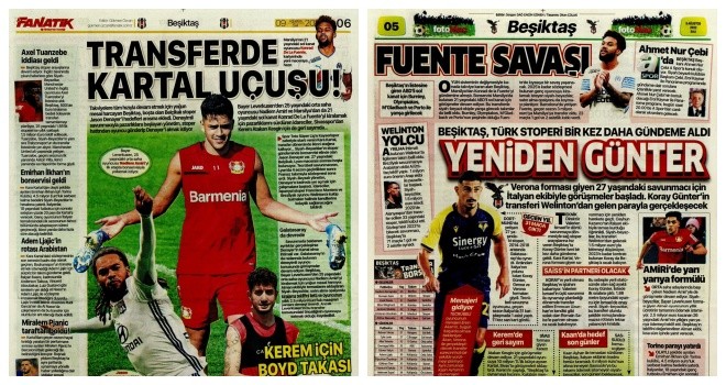 Spor manşetleri (9 Ağustos 2022)