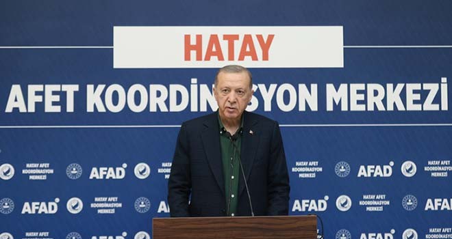 Cumhurbaşkanı Erdoğan'dan depremlerden etkilenen bölgelere ziyaret