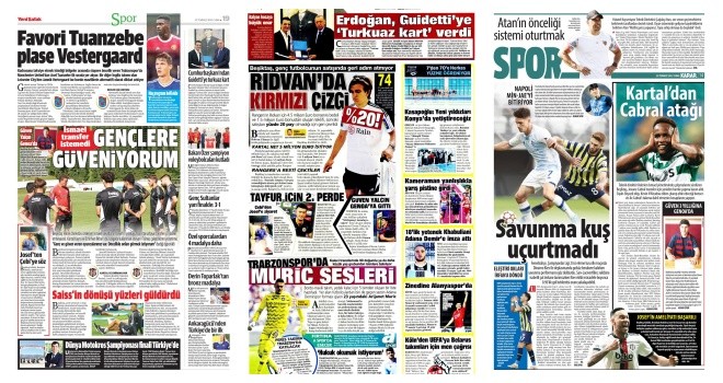 Spor manşetleri (22 Temmuz 2022)