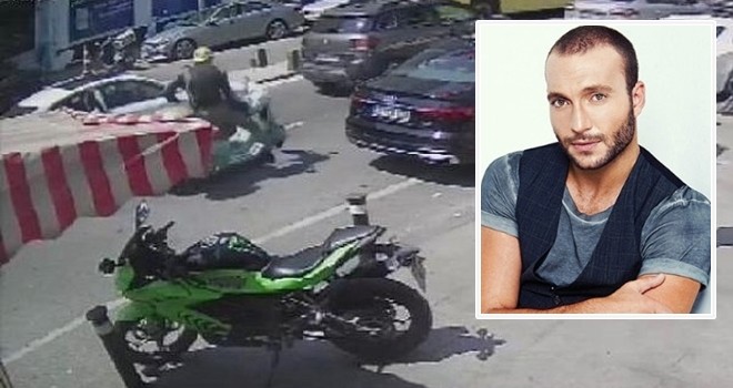 Beşiktaş'ta motosikletiyle ilerleyen oyuncu Görkem Sevindik kaza geçirdi!