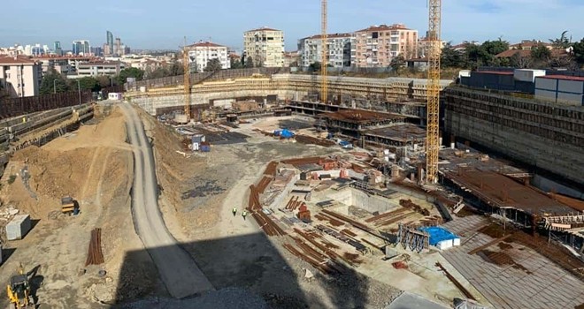 Etiler Polis Okulu arazisinde inşaat yeniden başladı!