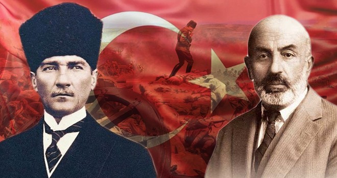 İstiklal Marşı kabulü, Atatürk ve Mehmet Akif Ersoy...