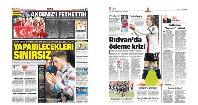 Spor manşetleri (29 Haziran 2022)