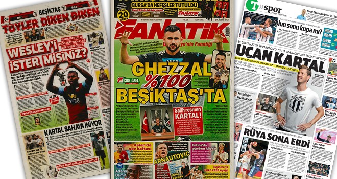 Beşiktaş manşetleri! (5 Temmuz)