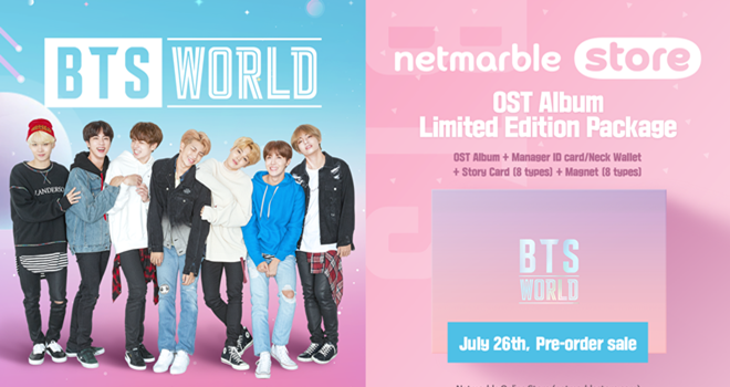 BTS WORLD albümü ön siparişte