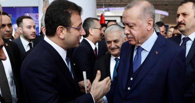 Erdoğan ile İmamoğlu bir araya geldi