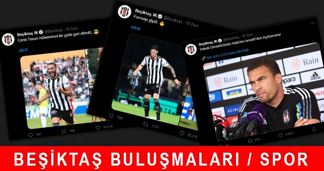 Beşiktaş Buluşmalarında geçen haftanın spor gündemi!...