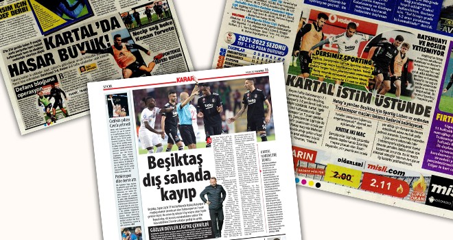 Manşetlerle Beşiktaş! (1 Kasım)