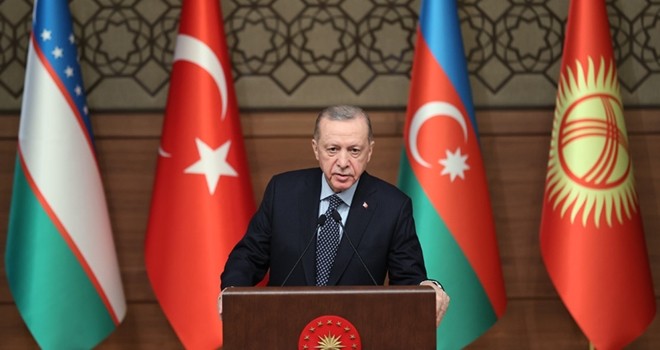 Cumhurbaşkanı Erdoğan: Türk dünyası, tasada ve sevinçte bir olduğunu gösterdi