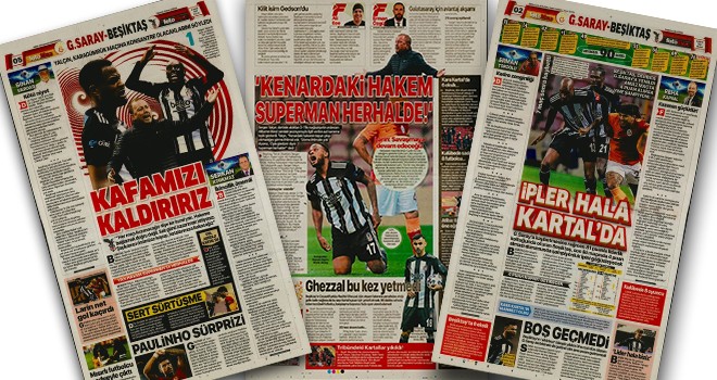 Gazete manşetleriyle Beşiktaş!