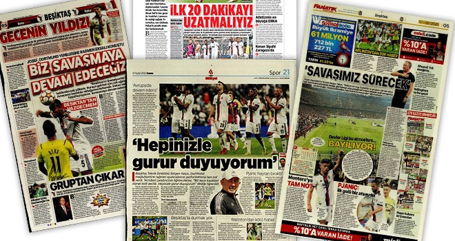 Beşiktaş manşetleri (17 Eylül)