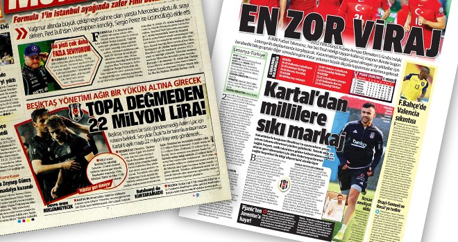 Beşiktaş manşetleri (11 Ekim)