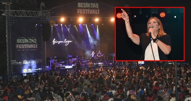 Caz müziğinin güçlü yorumcularından Birsen Tezer, Beşiktaş Festivali'nde sahne aldı!