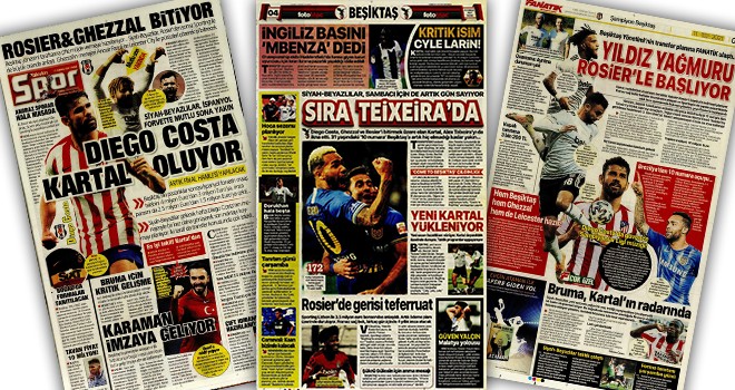 Günün Beşiktaş manşetleri! (11 Temmuz)
