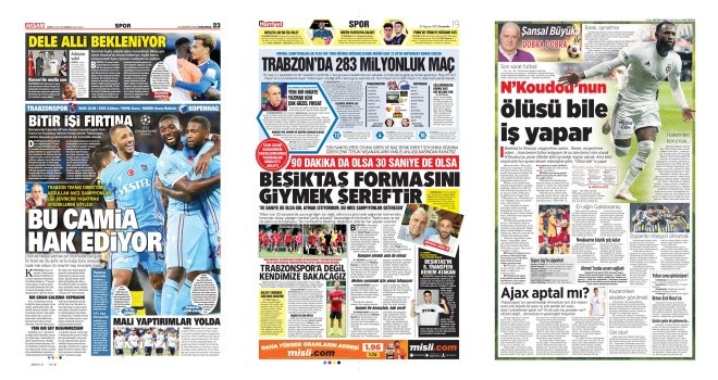 Spor manşetleri (24 Ağustos 2022)