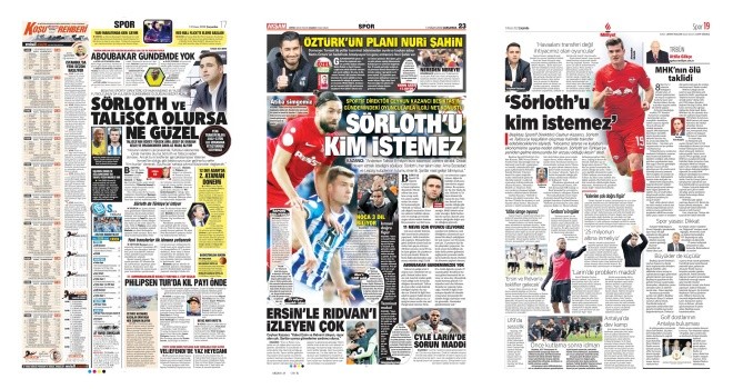 Spor manşetleri (13 Nisan 2022)