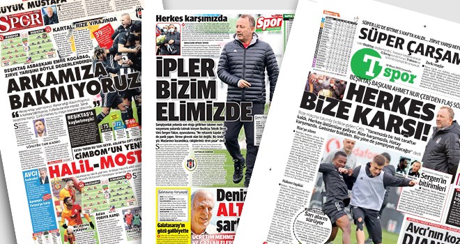 Manşetlerle Beşiktaş: İpler bizim elimizde!..