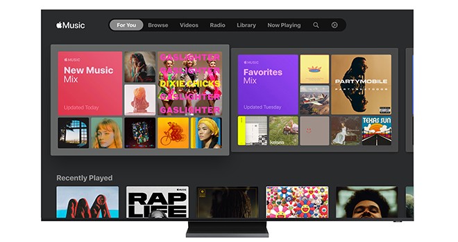 Samsung, Apple Music’i Smart TV’ler entegre etti