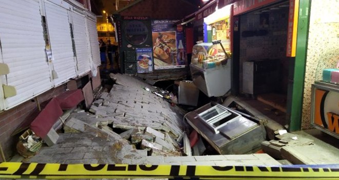 Facianın eşiğinden dönüldü! Ortaköy'de yol çöktü, 1 kişi yaralandı