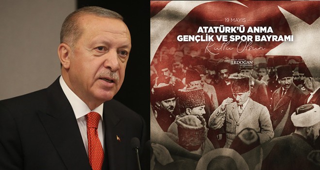 Cumhurbaşkanı Erdoğan'dan 19 Mayıs mesajı