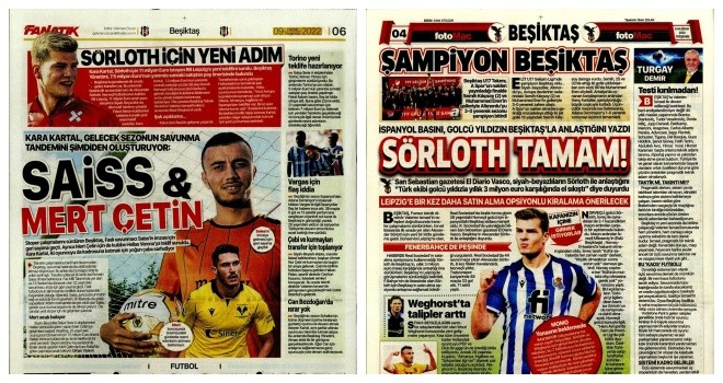 Spor manşetleri (9 Haziran 2022)