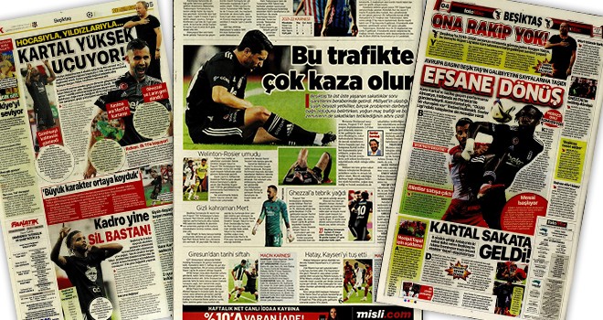 Beşiktaş manşetleri (20 Eylül)