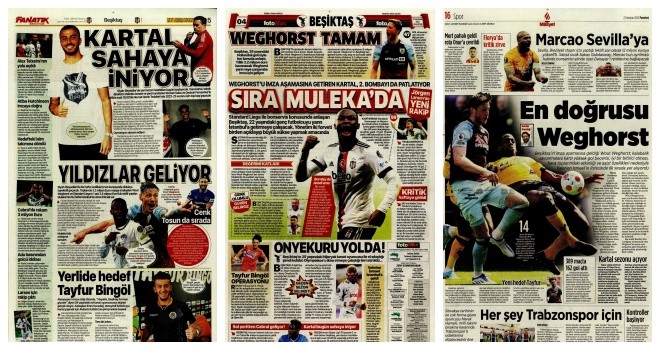 Spor manşetleri (27 Haziran 2022)