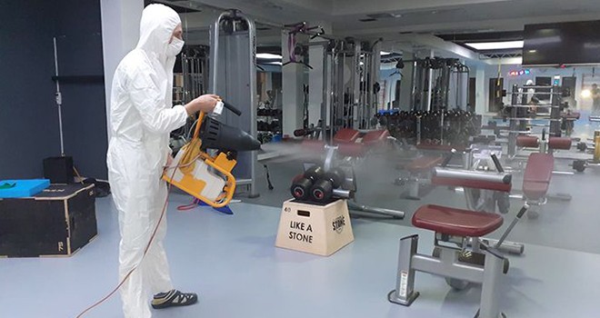 BJK Nevzat Demir Tesisleri dezenfekte edildi