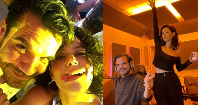 Beren Saat doğum gününü Beşiktaş'ta kutladı