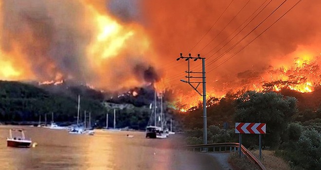 Milas'ta yanan bölge haritalandı! Acil yardım çağrısı