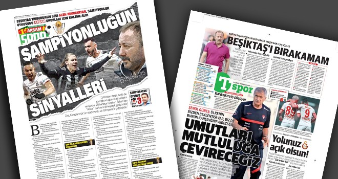 Günün Beşiktaş manşetleri!