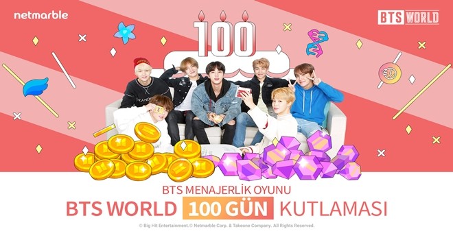 BTS WORLD'de “100 Gün Kutlaması”